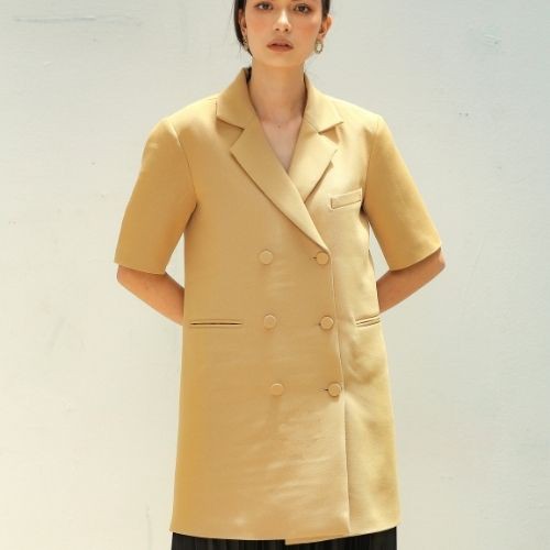 Đầm bố dáng vest