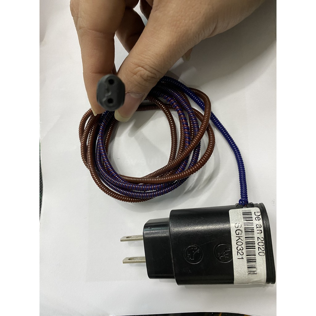 QUA SỬ DỤNG  Bộ Dây nguồn sạc pin máy cạo râu điện ĐỦ CÁC ĐỜI Philips HQ6996 AT620 AT600 AT610 S5050 S5077 15v 8v 4.3v