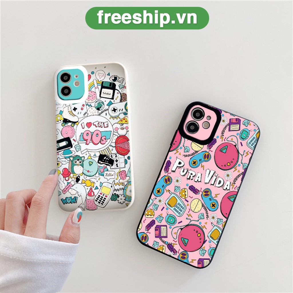 Ốp iphone 11Promax chống sốc viền vuông họa tiết màu sắc ốp lưng iphone x/xr/xsmax/11/12/13/pro/promax/6/6s/7/8/se2020