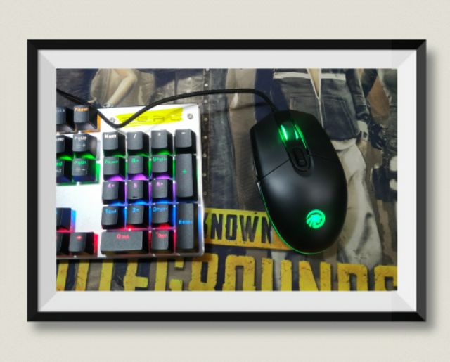 🥇Chuột chuyên Game Fmouse F102 RGB LED ( Đen ) siêu đẹp có kèm phần mềm Macro tùy chỉnh Led, DPI [Chính Hãng]