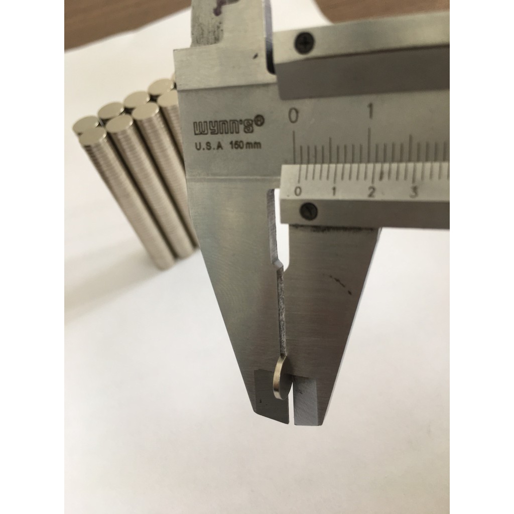 Nam châm đất hiếm viên mỏng nhỏ 5x1mm