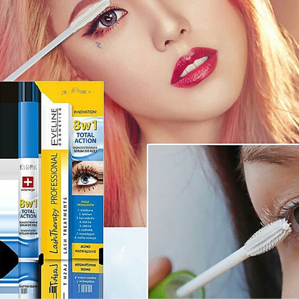 Dưỡng Mi EVELINE 8 in 1-TOTAL ACTION LASH THERAPY PROFESSIONAL,Chăm Sóc Cho Mi,Hỗ Trợ Cho Mi Mọc Dài Và Dầy Hơn.