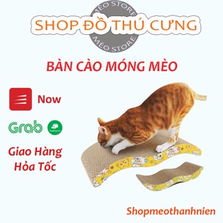 Bàn cào móng mèo, bàn cào móng cho mèo thư giãn, xả stress