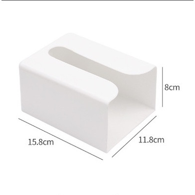 Hộp Đựng Khăn Giấy Dán Tường Hình Chữ Nhật, Hộp Đựng Giấy Ăn Treo Tường Tiện Lợi 88310 SIÊU THỊ 88