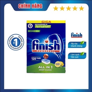 viên rửa chén bát all in 1 - hộp 120 viên tổng hợp cao cấp