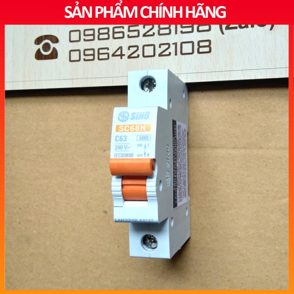 Át MCB SINO 1P 2P 3P chính hãng