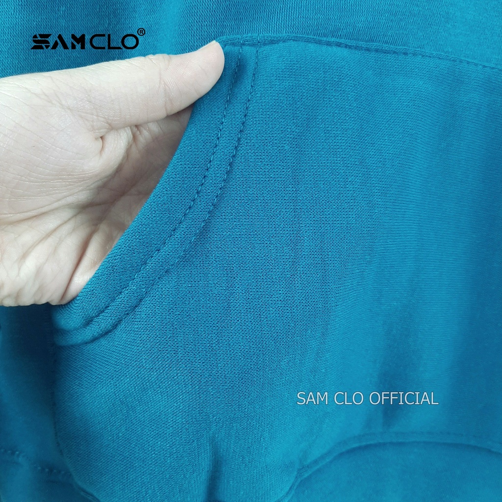 Áo khoác nỉ SAM CLO nam nữ freesize hoodie chui có mũ tay dài thu đông dáng unisex in hình bóng chày chữ ALAPAMA
