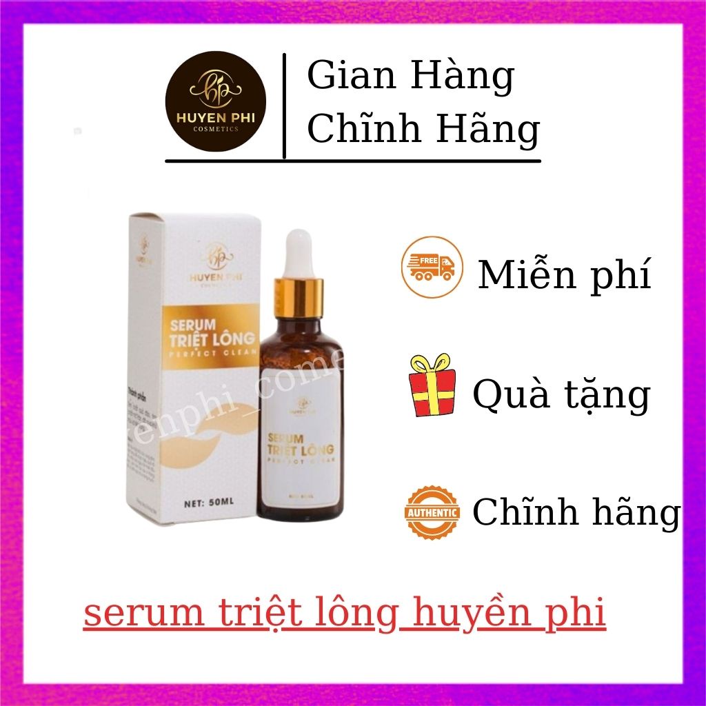 Serum triệt lông vĩnh viễn Huyền Phi ⚡️FREESHIP TOÀN QUỐC⚡️ ức chế nang lông se khít lỗ chân lông ngay sau khi tẩy