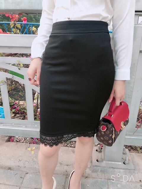 CHÂN VÁY BÚT CHÌ PHA REN | BigBuy360 - bigbuy360.vn