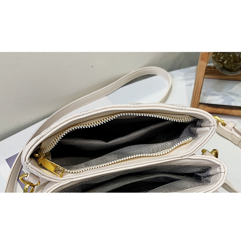 Túi đeo chéo IELGY khóa từ tính đính đá thời trang Hàn Quốc cho nữ