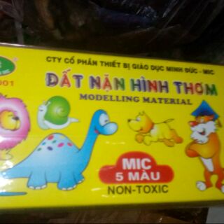 10 hộp đất nặn 5 màu