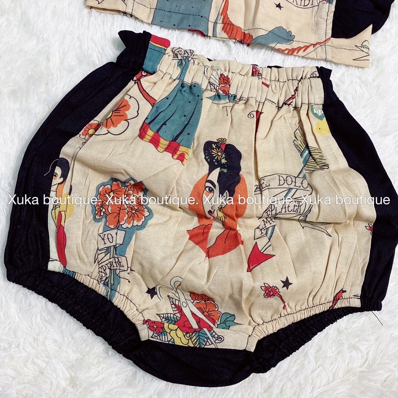 Quần Áo Bé Gái Mùa Hè Set Áo + Quần Sóoc Quảng Châu Cao Cấp Nhà YAMI kids Mẫu Mới 2022 [Ảnh Thật]