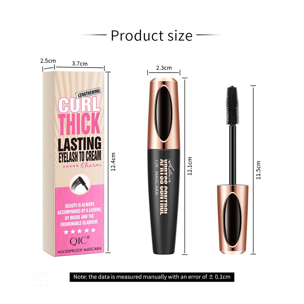 Mascara 3D Chống Thấm Nước Làm Cong Dày Và Dài Mi