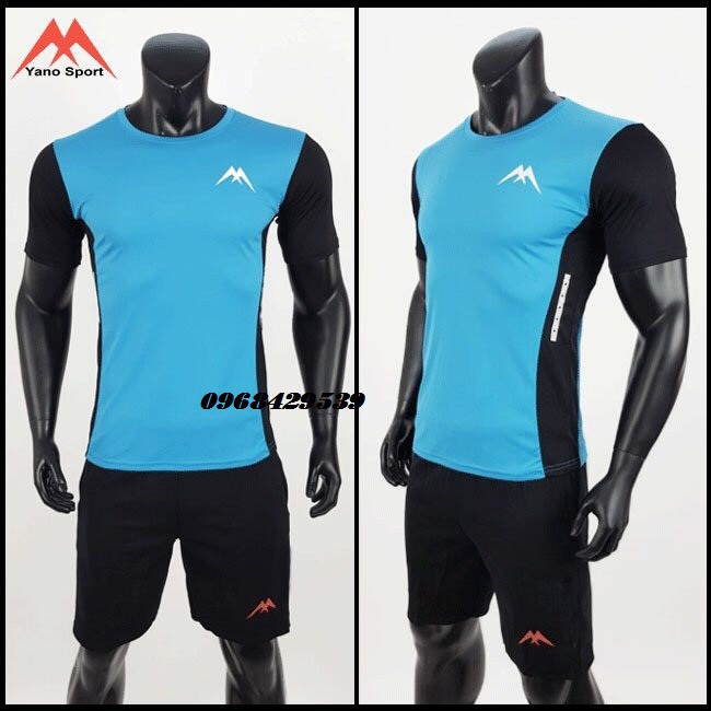 Bộ đồ tập gym nam phối màu cao cấp Yano sport | BigBuy360 - bigbuy360.vn
