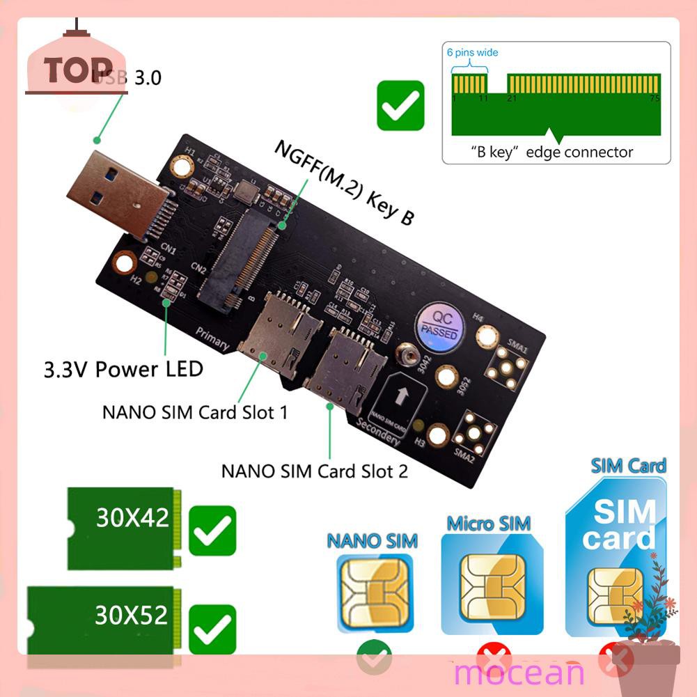 Mocean Đầu Chuyển Đổi Ngff M2 Sang Usb 3.0 Cho 3g / 4g / 5g | BigBuy360 - bigbuy360.vn