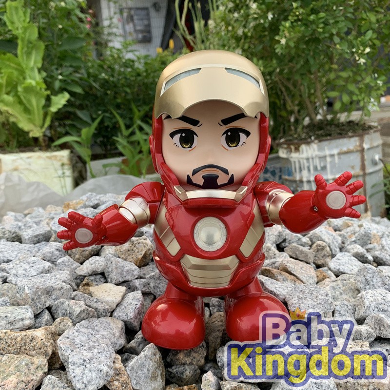 Siêu Phẩm IRON MAN Nhảy Múa Đèn Nhạc Vui Nhộn