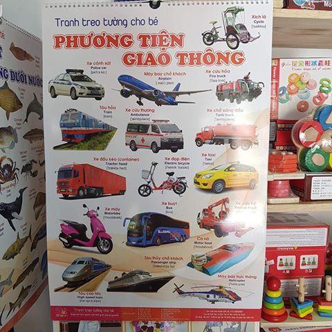 Tranh treo tường cho bé với 14 chủ đề