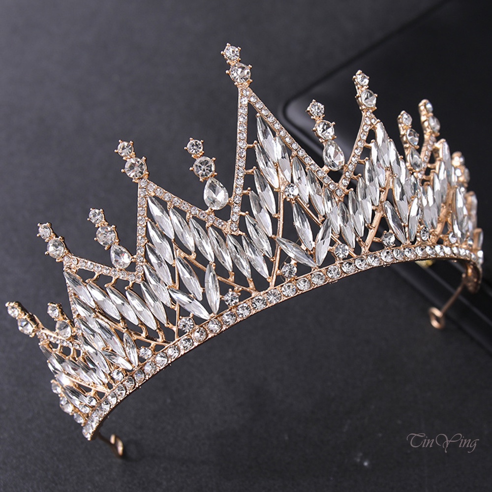 Cài tóc GETNOIVAS hình vương miện đính đá thời trang cho nữ