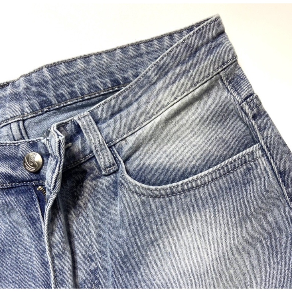 Quần jean nam xanh nhạt ✅ Quần jean xanh nam ✅ Dáng skinny Daddystore