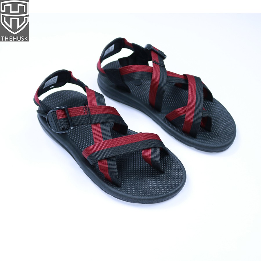 Giày Sandals Unisex HuuCuong & TheHusk Xỏ Ngón Quai Dù Đế Cao Su - TH8