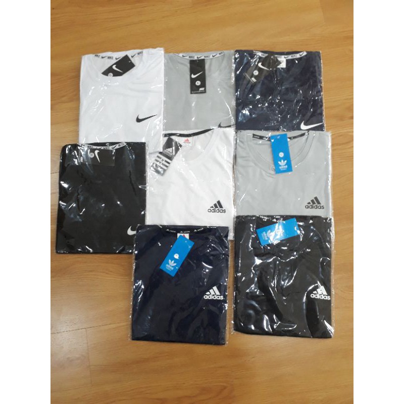 Áo Thun Nam Thể Thao Cổ Tròn Chất Thun Lạnh (có ảnh thực tế)