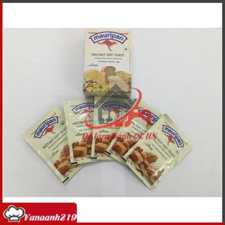 [Dụng cụ làm bánh] 5 gói men bánh mỳ Mauripan, men khô, men nở(MS 282) hàng loại 1