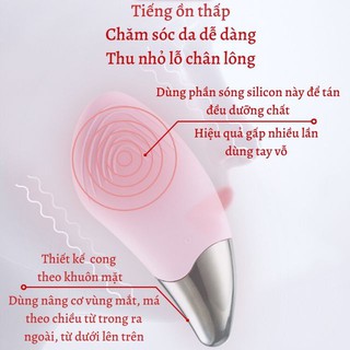 Máy rửa mặt ⚡ LOẠI TỐT NHẤT ⚡ máy massage Sonic Facial Brush Dễ dàng làm sạch mọi ngóc ngách trên khuôn mặt