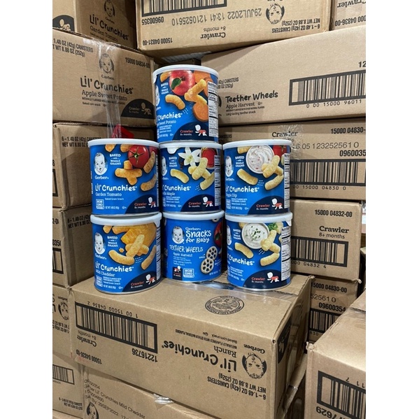 Bánh Gerber lùn dạng que cho bé từ 8m+