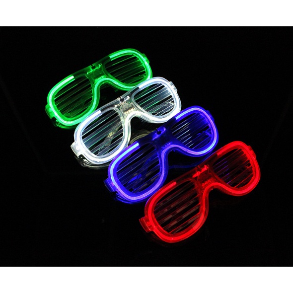 HOT Kính LED Mắt Kính Phát sáng phong cách EDM quẩy Halloween Noel giáng sinh xmas nổi bật phong cách thời trang