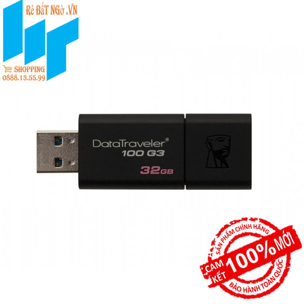 USB 3.0 32GB DT100G3 BH 60T | BigBuy360 - bigbuy360.vn