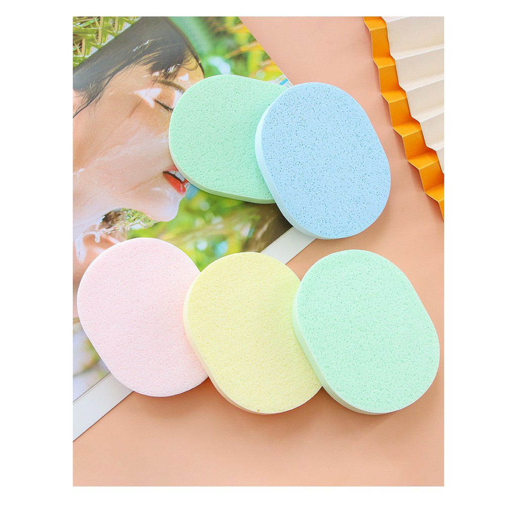 Bông Mút Bọt Biển Rửa Mặt - Tắm - Đa Năng Đa Sắc 2752