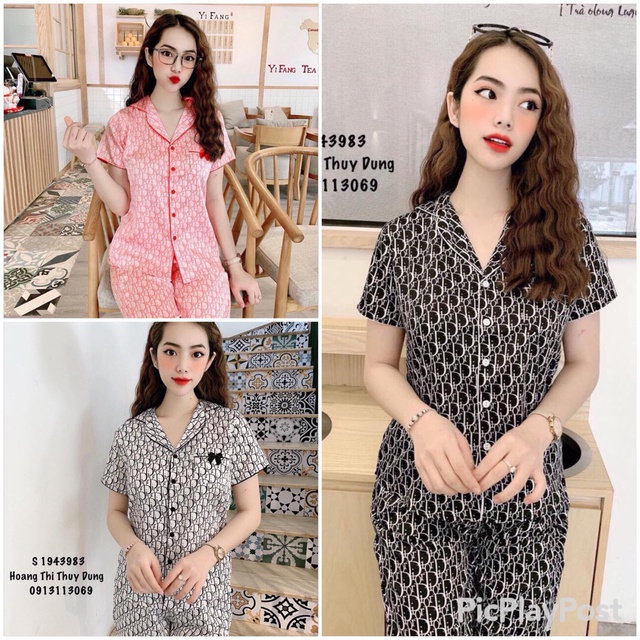 Bộ Pijama tay ngắn quần dài | BigBuy360 - bigbuy360.vn