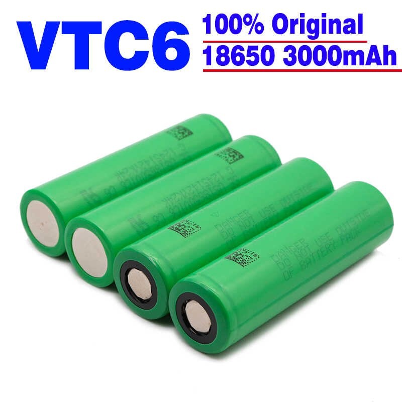 Pin Sony 3.7v 18650 VTC6 3000mAh Dòng Xả 30A - Giá 1 viên