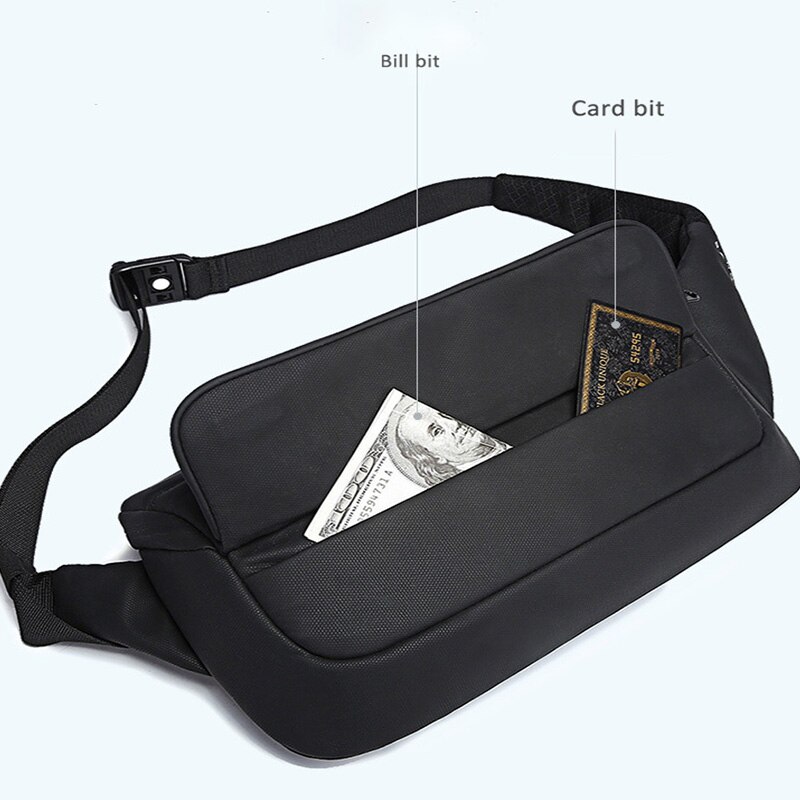 Bange Men's Chest Bag Waterproof Waist Bag Messenger Portable Bag | BigBuy360 - bigbuy360.vn