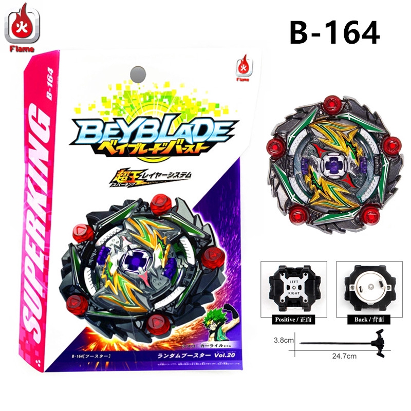 Bộ đồ chơi con quay BeyBlade Super King Booster B164 Curse Satan Hr.Un 1D kèm launcher