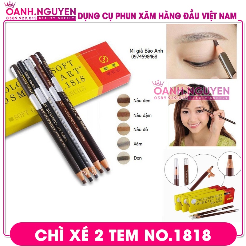 Chì Kẻ Lông Mày 2 Tem Loại Tốt