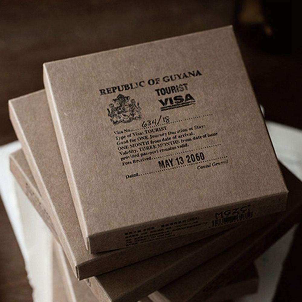 Con Dấu Dập Nổi Họa Tiết Làng Quê Trang Trí Sổ Tay / Nhật Ký DIY