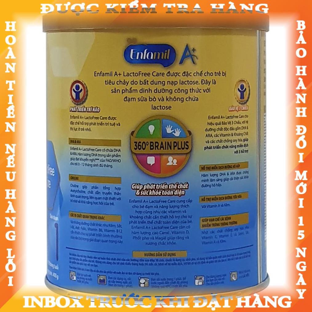 Sữa Enfamil A+ LactoFree Care 400g | Dành Cho Trẻ Hệ Tiêu Hóa Kém | Date Mới Nhất, Giá Tốt Nhất hoangia