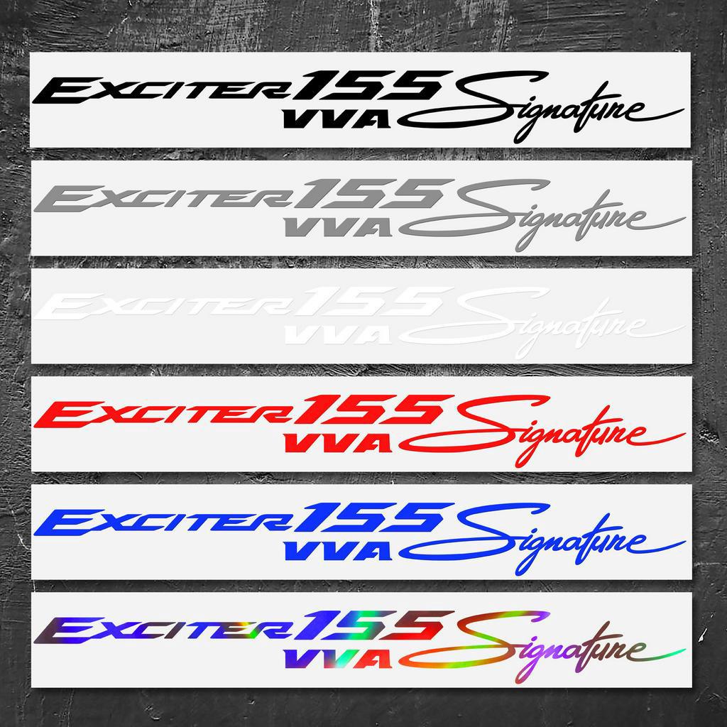 TEM EXCITER 155 VVA trang trí Decal định hình nhiều màu cho xe Yamaha Exciter 155