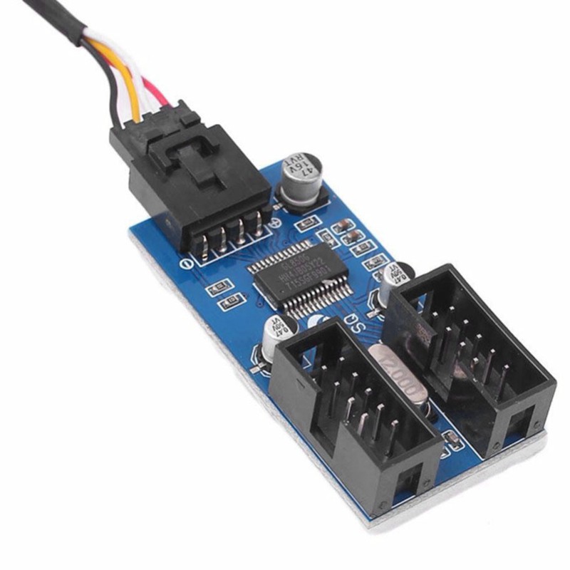 9Pin Motherboard Header To Dual 9-Pin Male Usb Extension Cable | BigBuy360 - bigbuy360.vn
