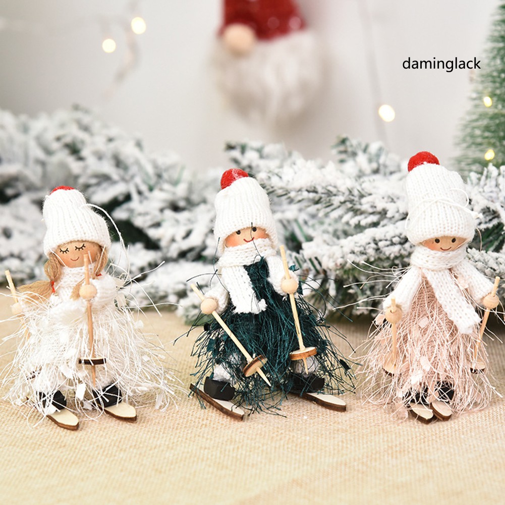 Búp Bê Trang Trí Cây Thông Giáng Sinh Hình Người Tuyết