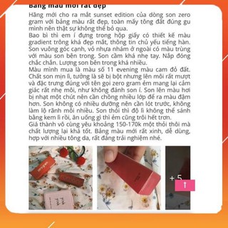 [Freeship99] Son Romand Zero Gram Matte Lipstick & Zero Gram Romand Sunset Edition Limited