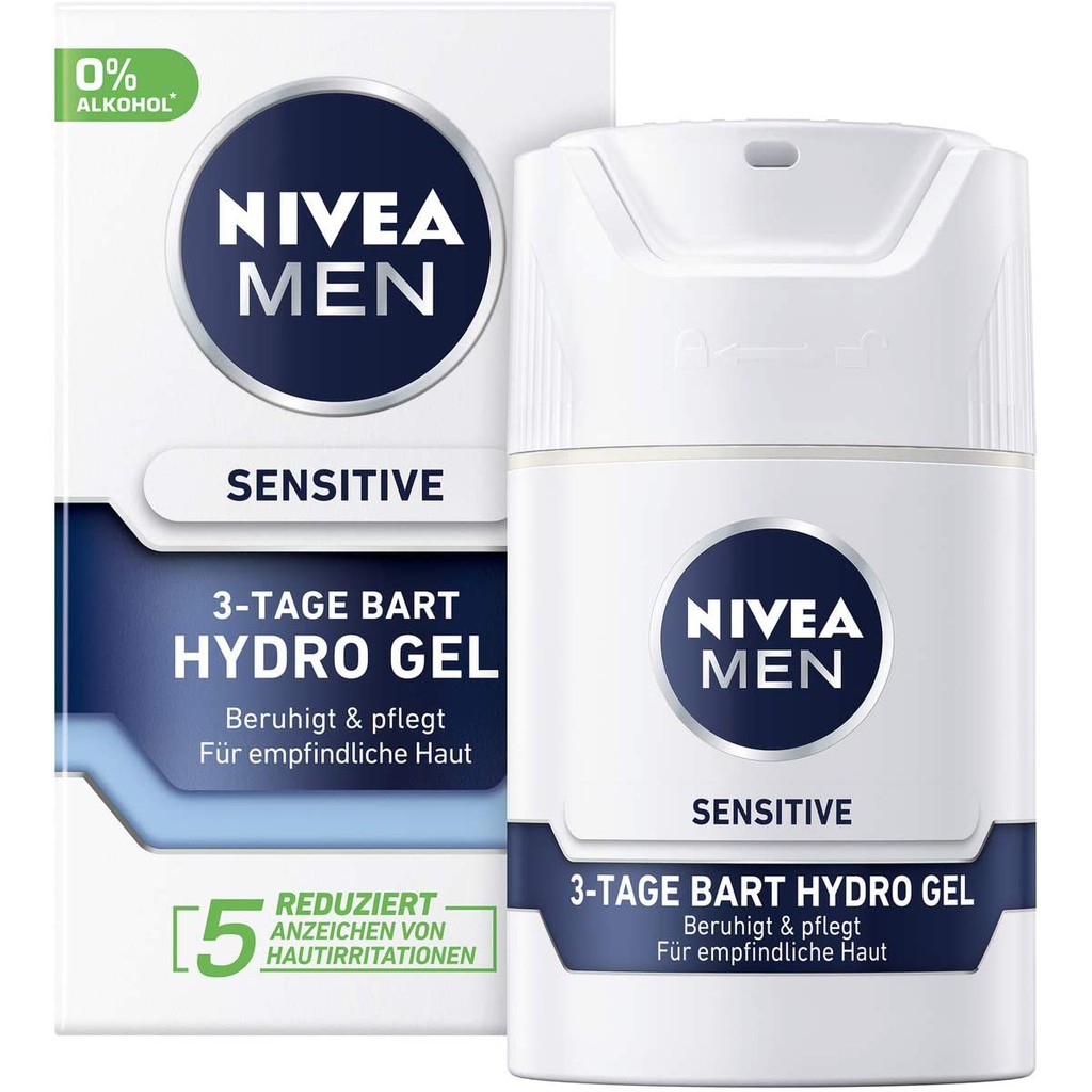 Nivea Men Sensitive Sữa rửa mặt, Kem dưỡng trắng da… cho da nhạy cảm - Nội địa Đức