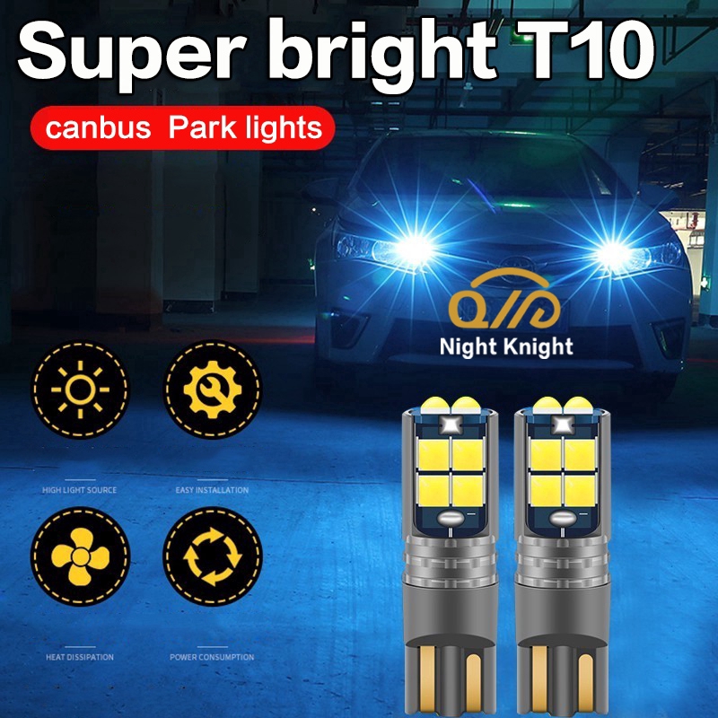 Bộ 2 đèn LED T10 CANBUS W5W 3030 SMD 12V-24V chuyên dụng chất lượng cao cho xe hơi