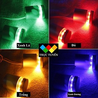 (TỐT) Trụ kính gắn đèn led chân kính, ốc chân kính có đèn, trụ chân kính gắn đèn led 7 mầu, trụ kính gắn đèn led các mầu