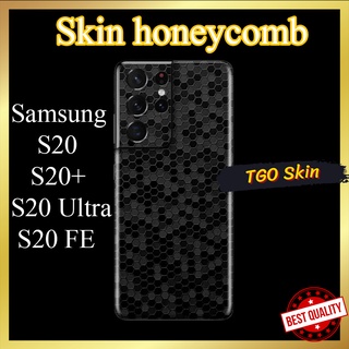Miếng dán skin honeycomb samsung s20 / s20 plus / s20 ultra / s20 fe cao cấp