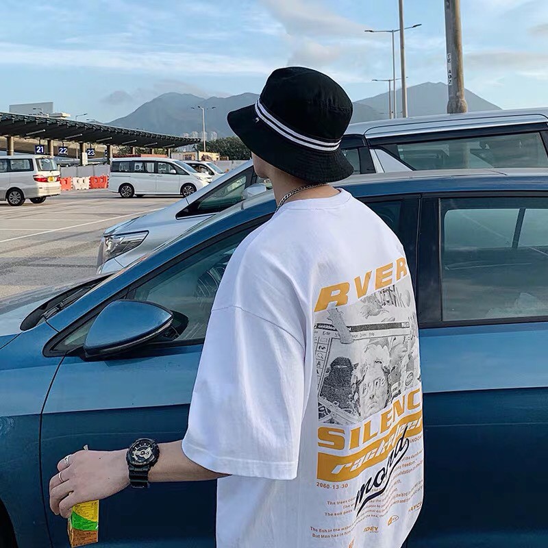 Áo Thun Tay Lỡ Unisex Form Rộng RVER Nam Nữ Phong Cách Ulzzang SOMO | BigBuy360 - bigbuy360.vn