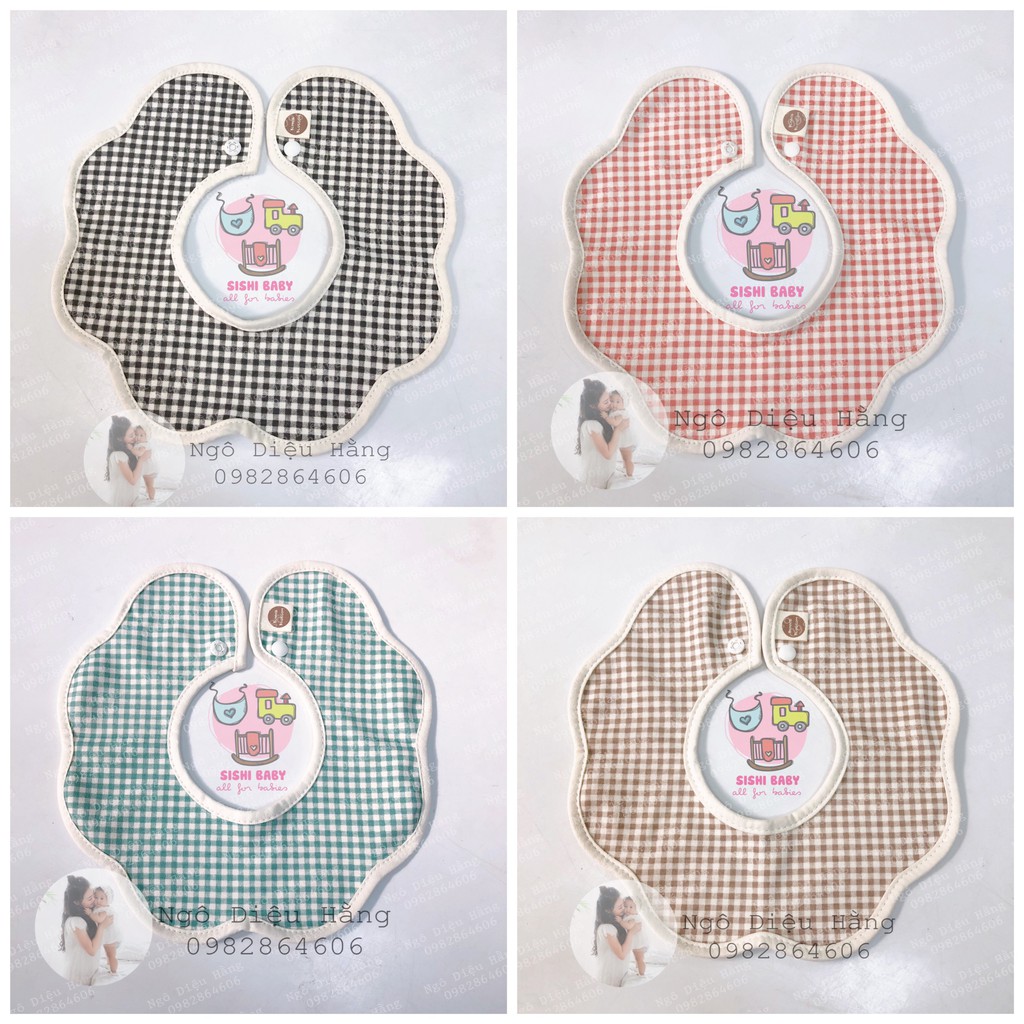 Yếm hoa organic Bunnie Blossom Hàn Quốc