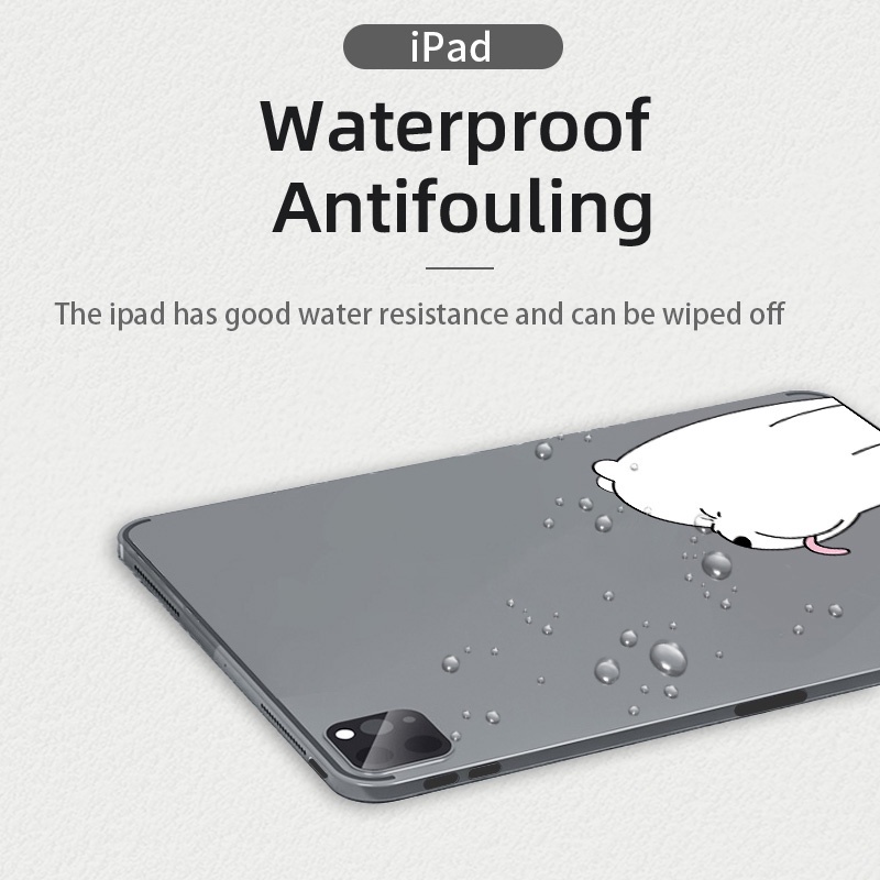 Bao Da Máy Tính Bảng Vinyl Họa Tiết Hoạt Hình Cho Ipad Mini 6 2021 Pro 9 11 12.9 inch A2378 A2461/A2379/A246