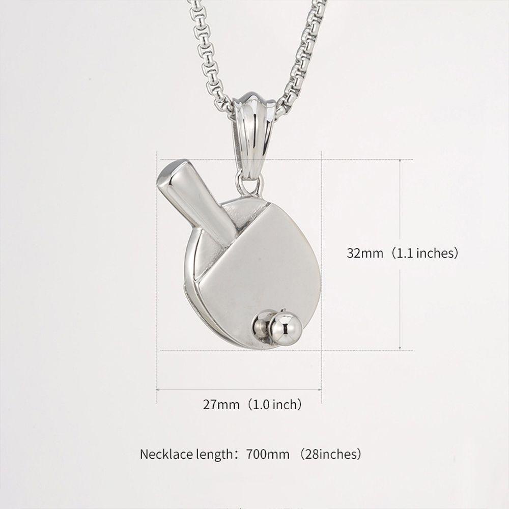 Vòng Cổ Thể Thao Mặt Pong Pong Pong Phong Cách Đường Phố VANES1 Thời Trang Cho Nam